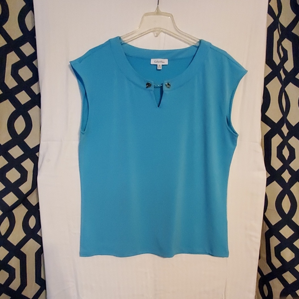 Calvin Klein Teal Blouse